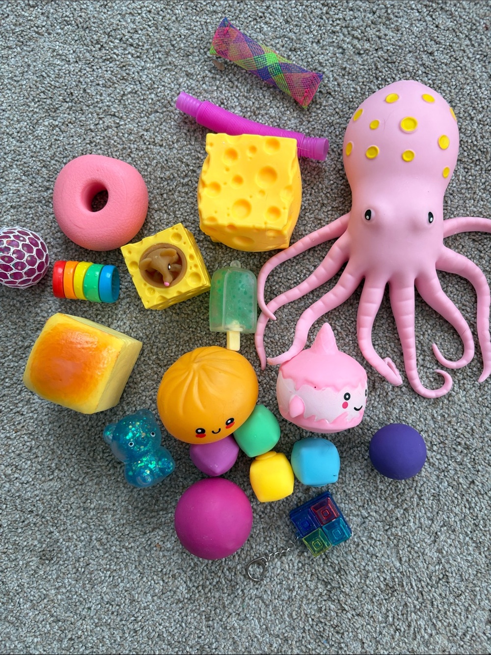 Bundle of Fidget squishy clickers Toy - Soft Sensory Kids toys